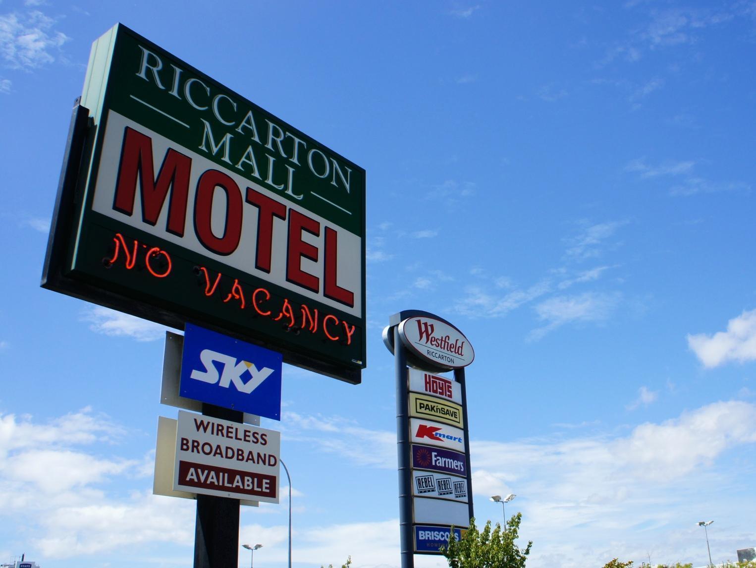 Riccarton Mall Motel Christchurch Esterno foto