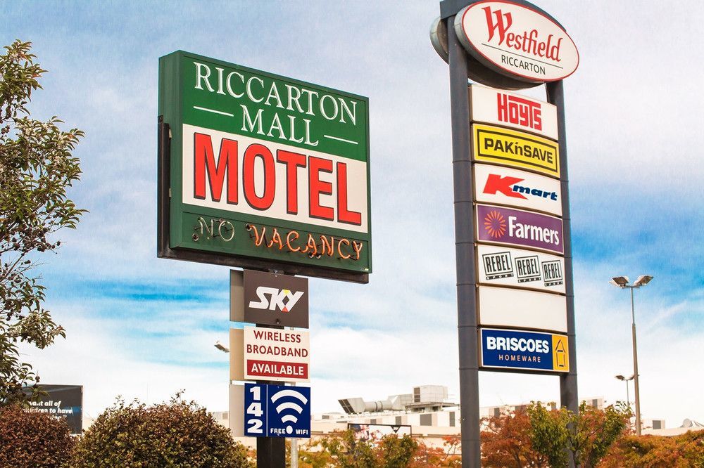 Riccarton Mall Motel Christchurch Esterno foto